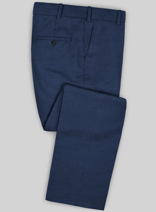 Caccioppoli Sun Dream Garcie Bottle Blue Wool Silk Suit - Image 4