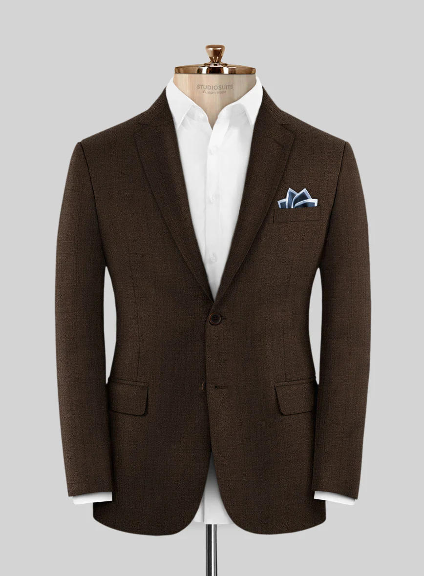 Caccioppoli Sun Dream Guroli Brown Wool Suit - Image 3