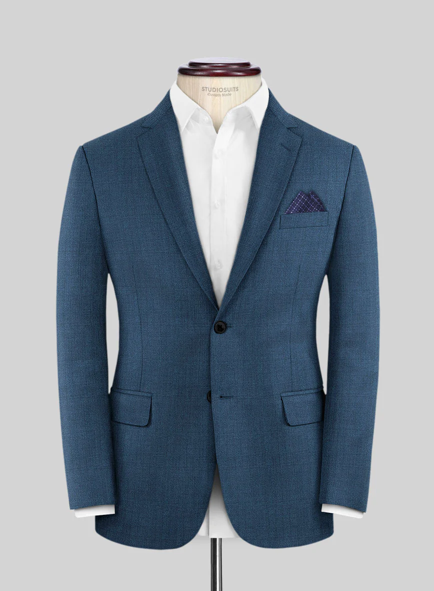 Caccioppoli Sun Dream Isano Blue Wool Suit - Image 3