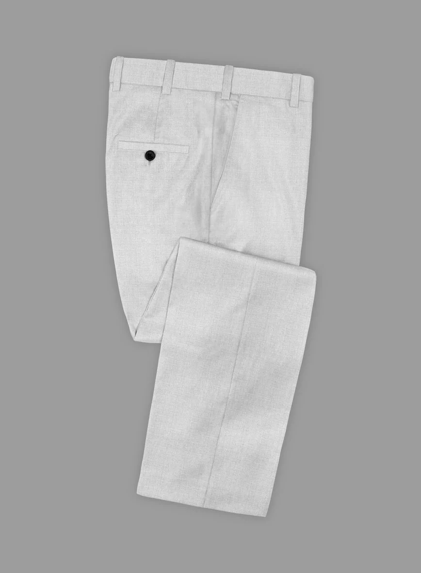 Caccioppoli Sun Dream Light Gray Wool Silk Suit - Image 4