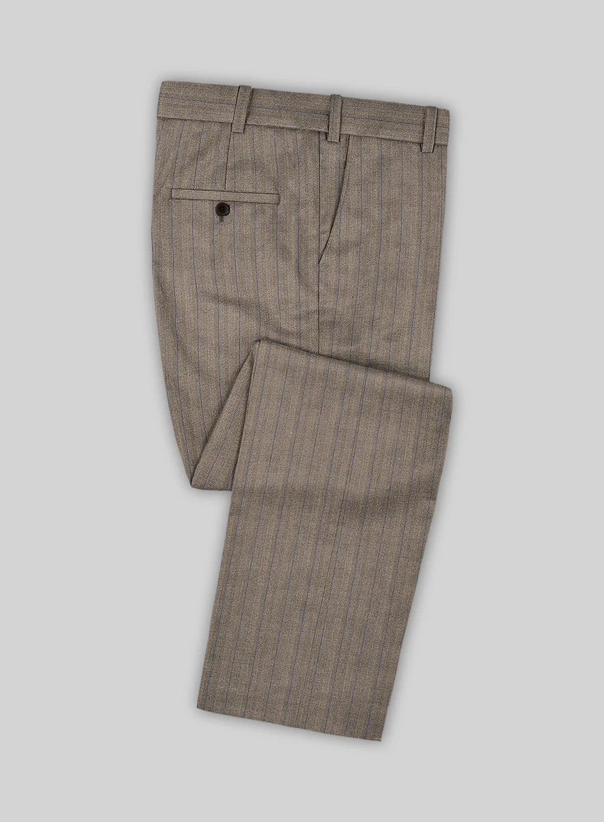 Caccioppoli Sun Dream Moltan Brown Wool Silk Suit - Image 4