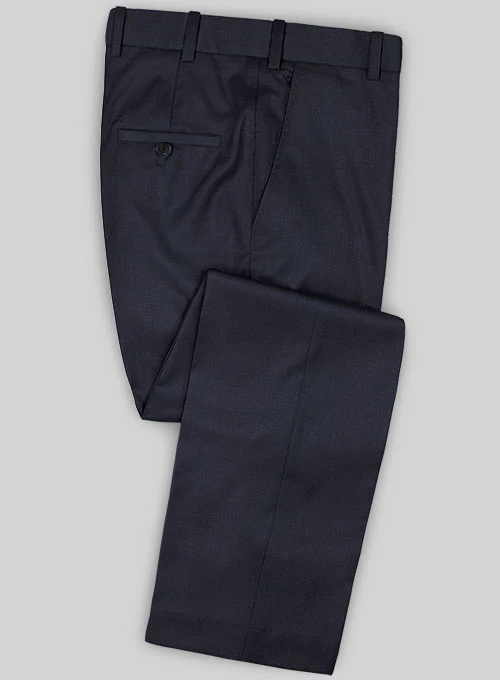 Caccioppoli Sun Dream Navy Blue Wool Silk Suit - Image 4