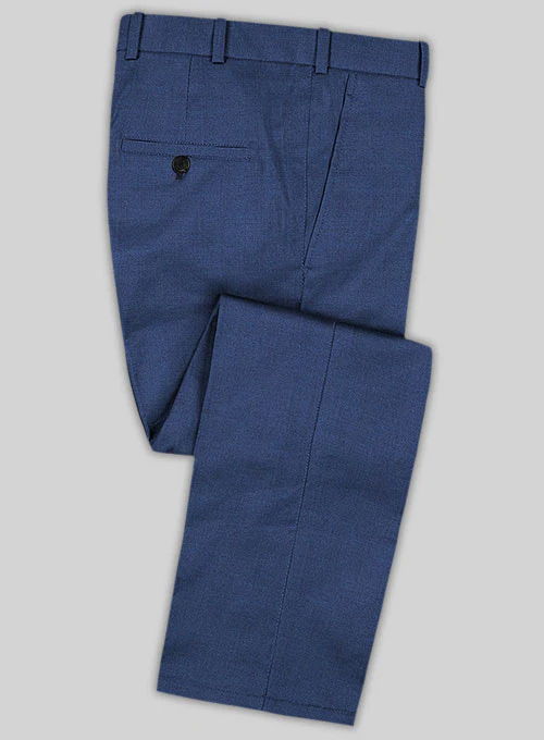 Caccioppoli Sun Dream Papina Casa Blue Wool Silk Suit - Image 4