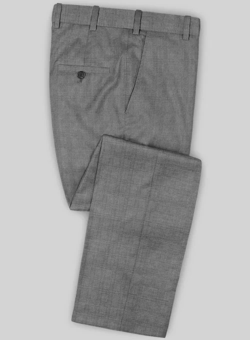 Caccioppoli Sun Dream Ridro Gray Wool Silk Suit - Image 4