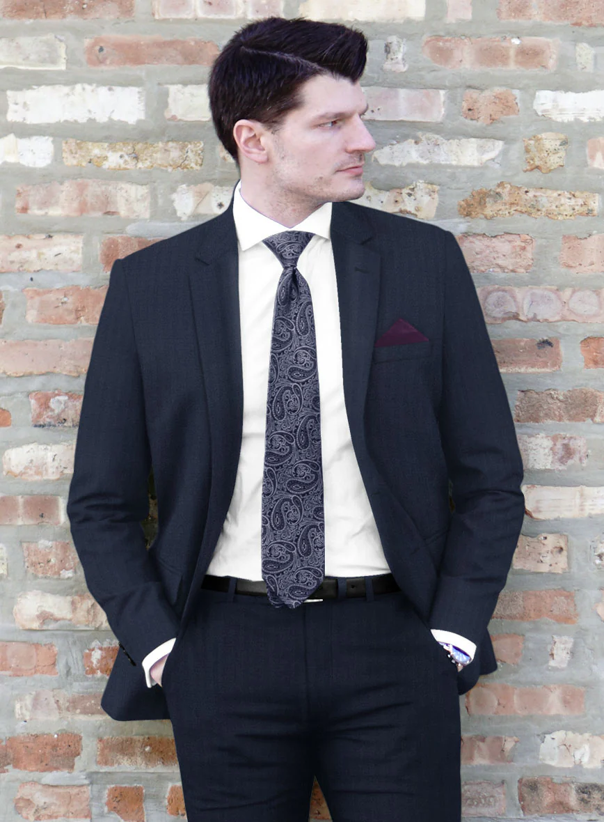 Caccioppoli Sun Dream Rogio Blue Wool Silk Jacket - Image 2