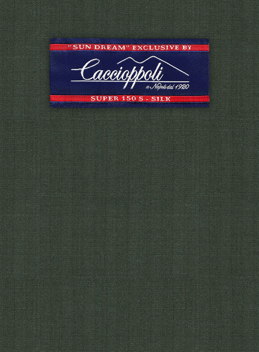 Caccioppoli Sun Dream Siuco Green Wool Jacket - Image 2