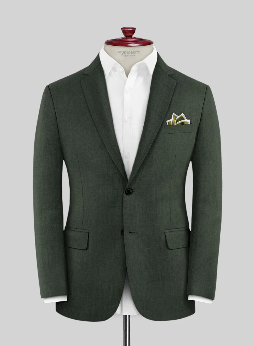 Caccioppoli Sun Dream Siuco Green Wool Suit - Image 3
