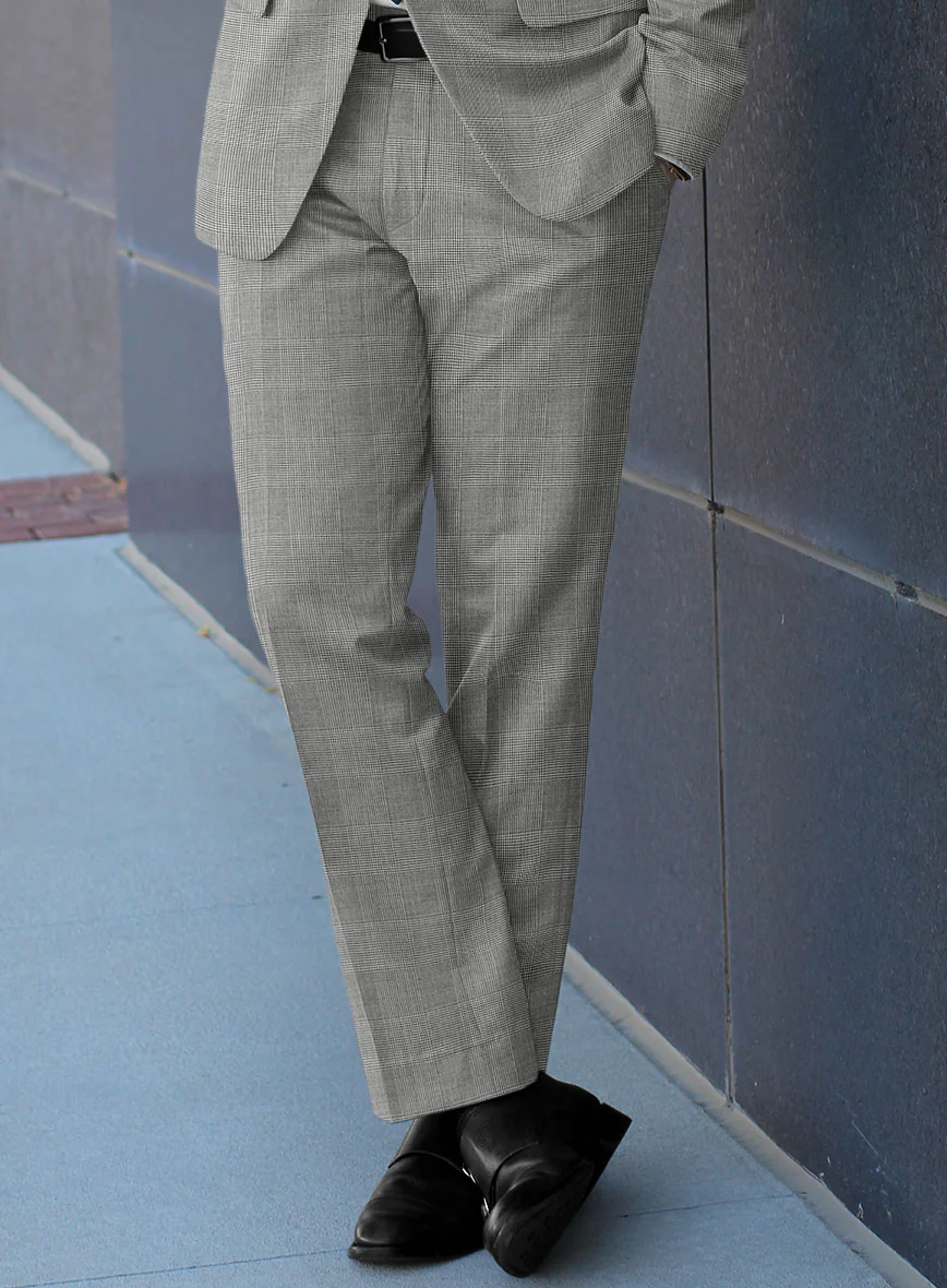 Caccioppoli Sun Dream Spiro Black Wool Silk Suit - Image 4