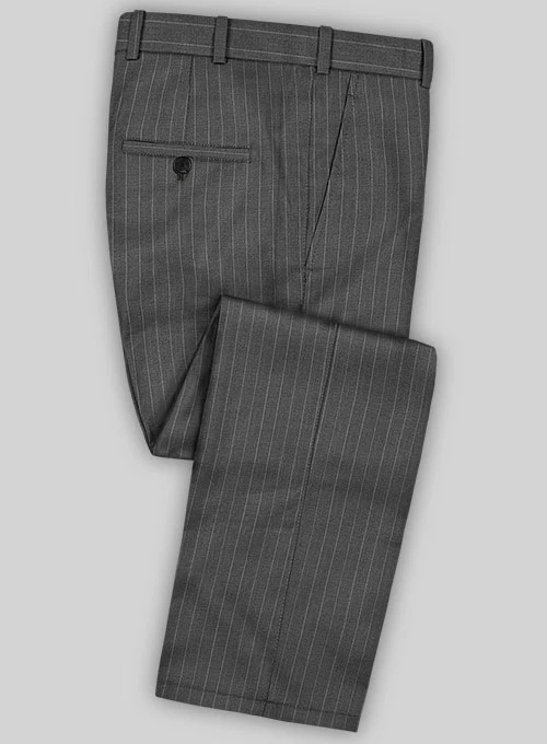 Caccioppoli Sun Dream Tino Charcoal Wool Silk Suit - Image 4