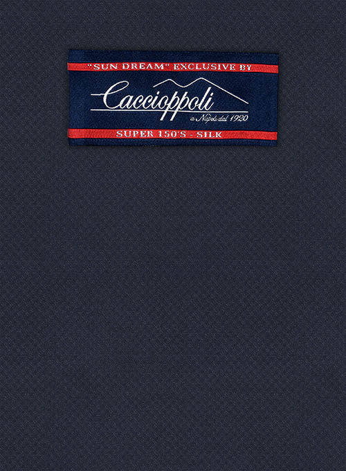 Caccioppoli Sun Dream Zicci Blue Wool Silk Jacket - Image 2