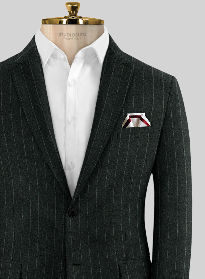 Caccioppoli Udia Dark Green Wool Jacket - Image 2