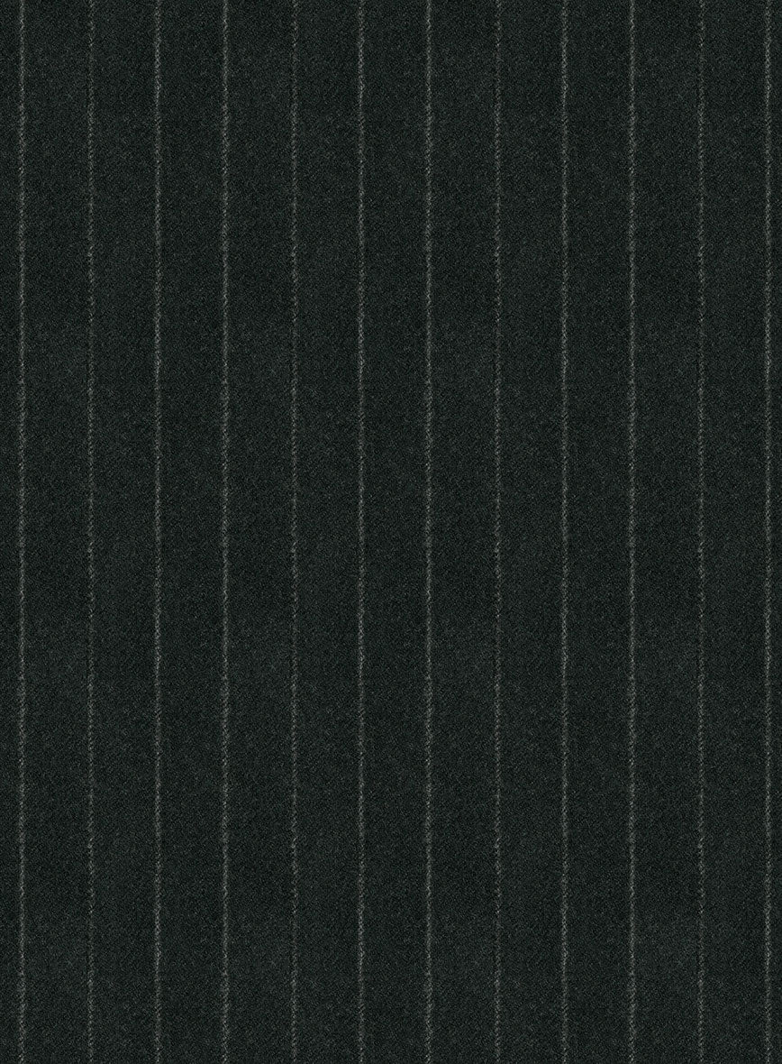 Caccioppoli Udia Dark Green Wool Pants - Image 3