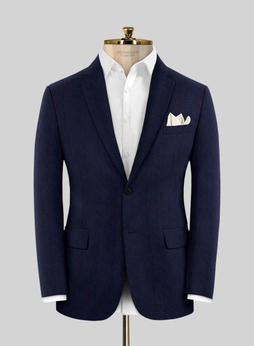 Caccioppoli Utoroa Blue Wool Suit - Image 3
