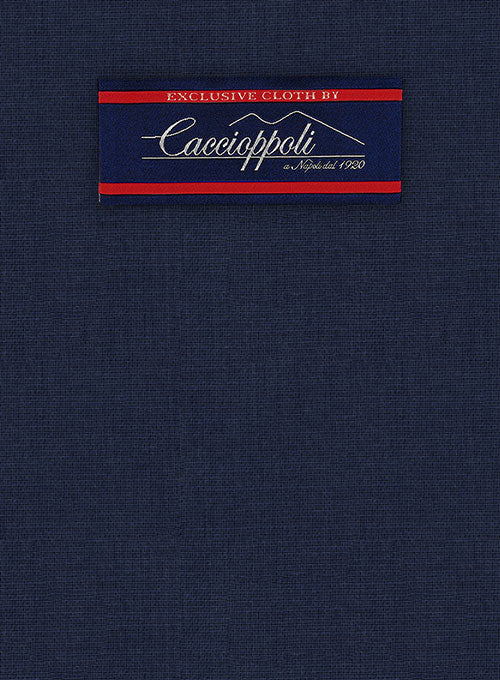 Caccioppoli Wool Blue Sorne Suit - Image 2