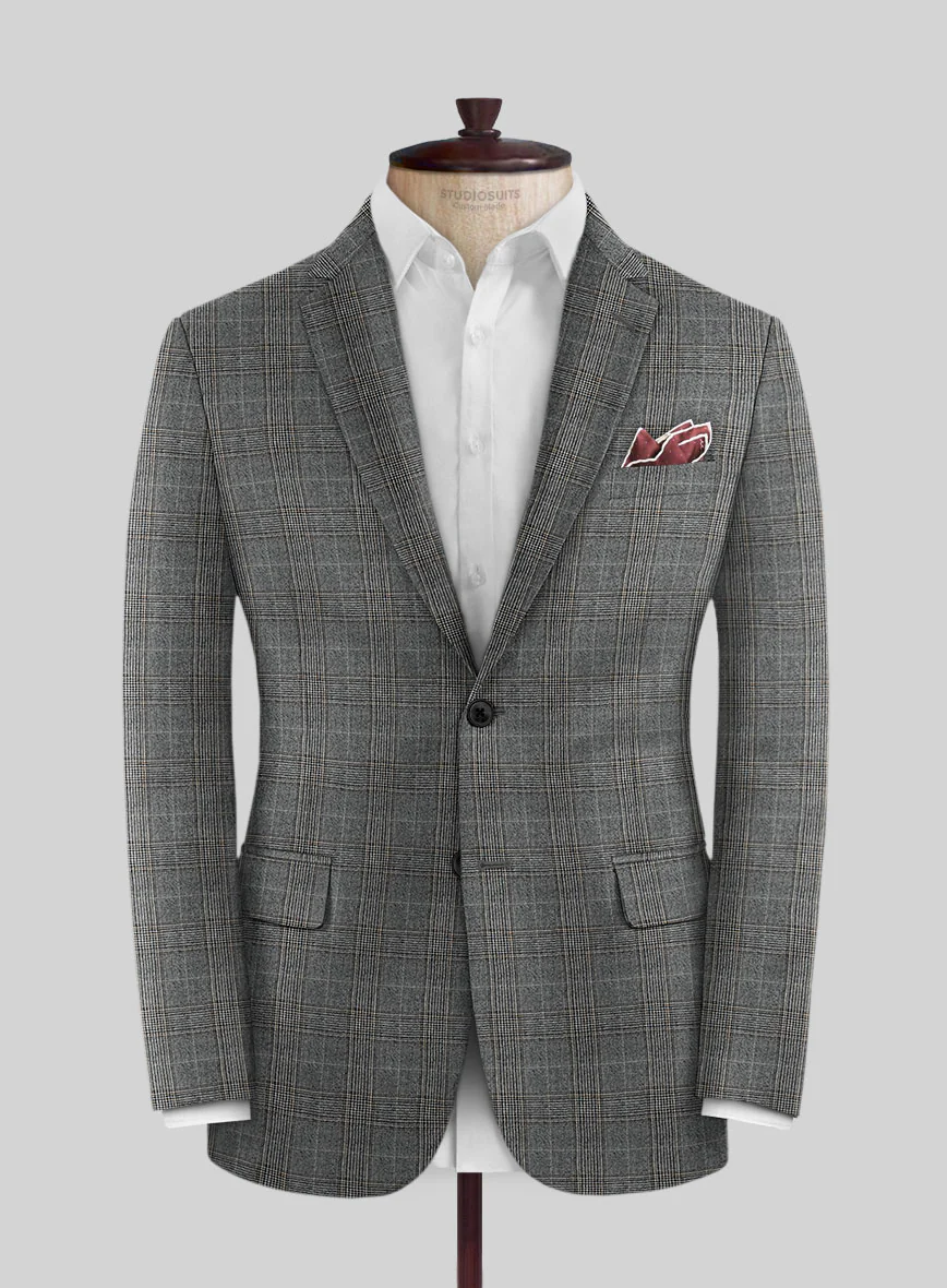 Caccioppoli Xofia Brown Wool Suit - Image 3