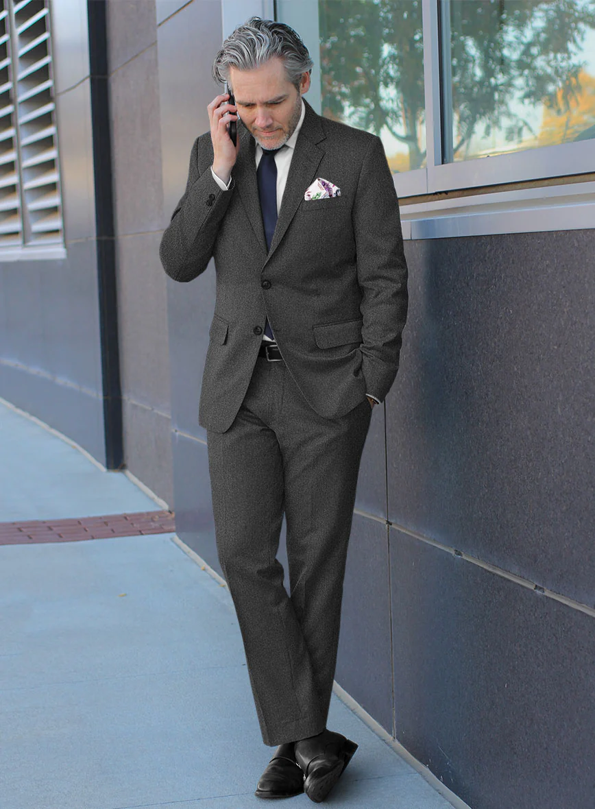 Caccioppoli Yorge Iron Gray Wool Suit - Image 2