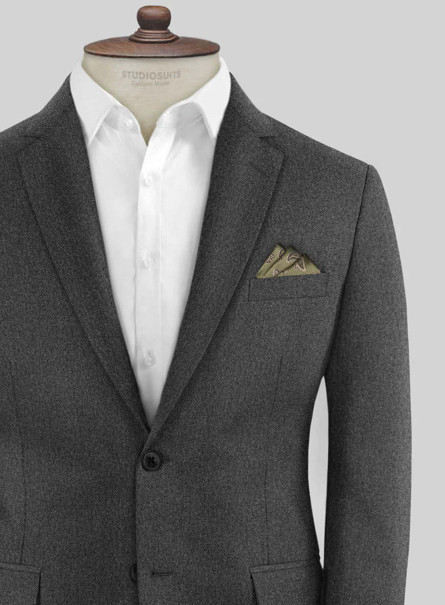 Caccioppoli Yorge Iron Gray Wool Suit - Image 4