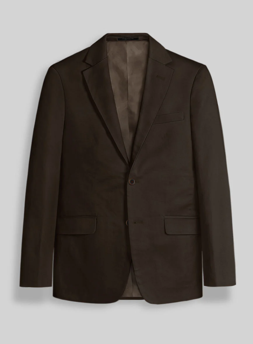 Caffe Brown Stretch Chino Suit - Image 4