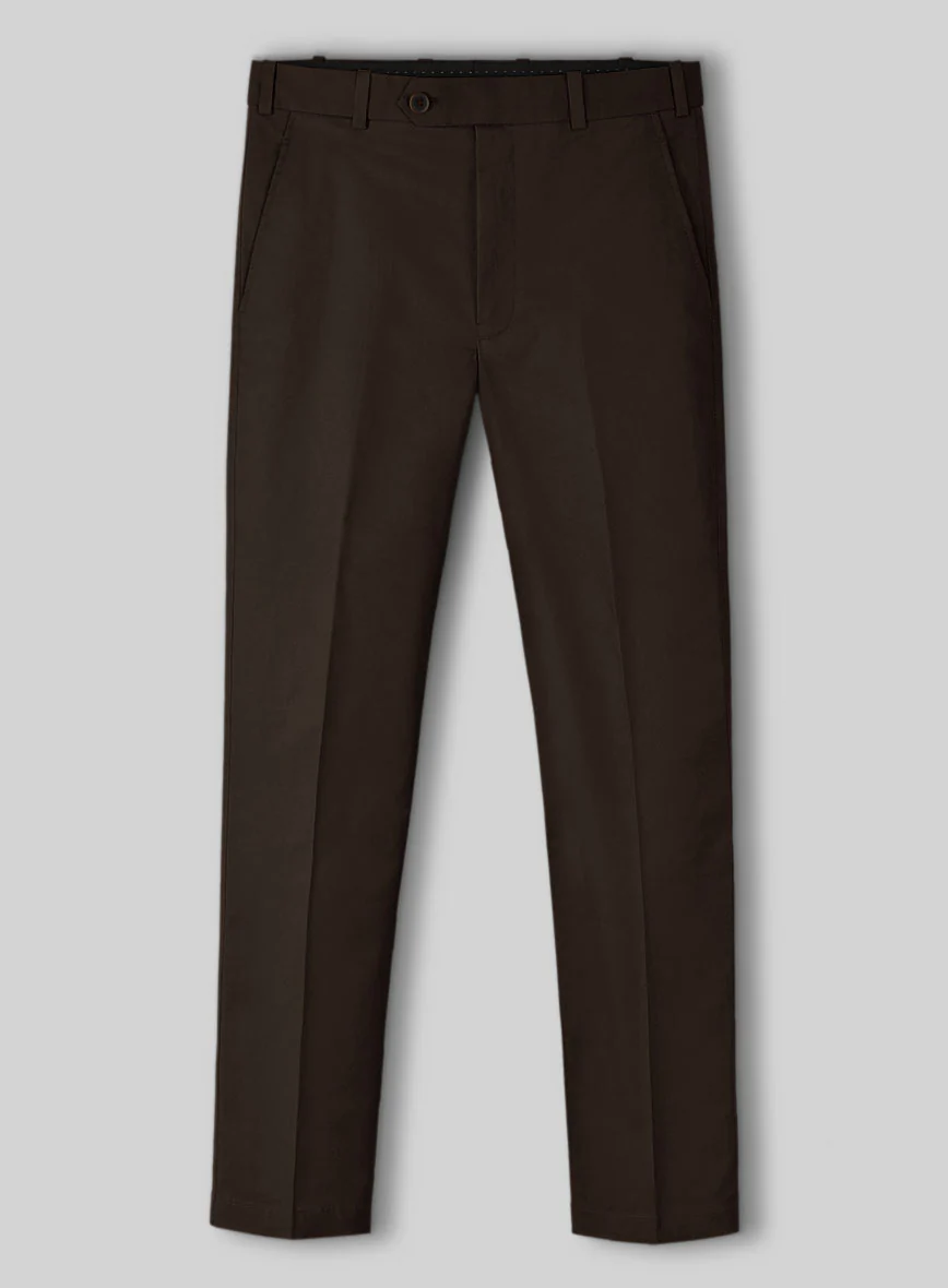 Caffe Brown Stretch Chino Suit - Image 6