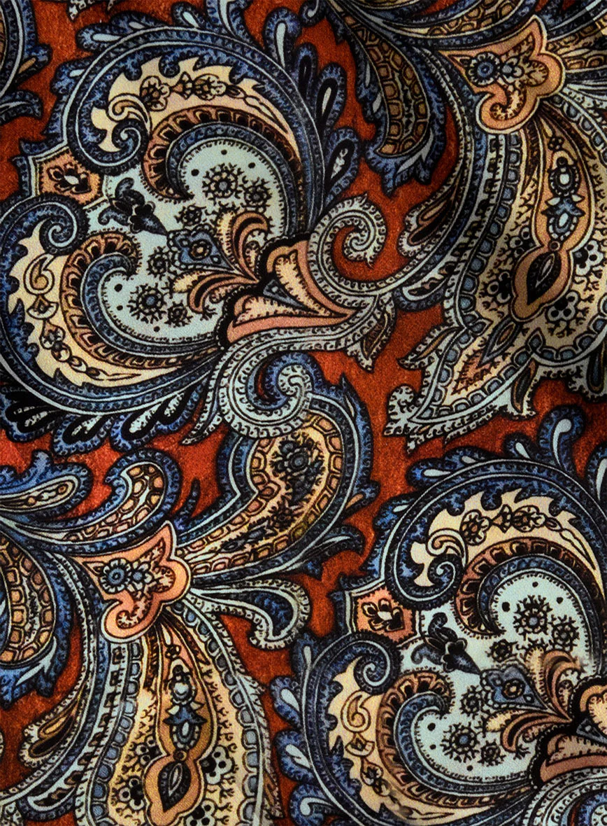 Caldris Paisley Silk Shirt - Image 5