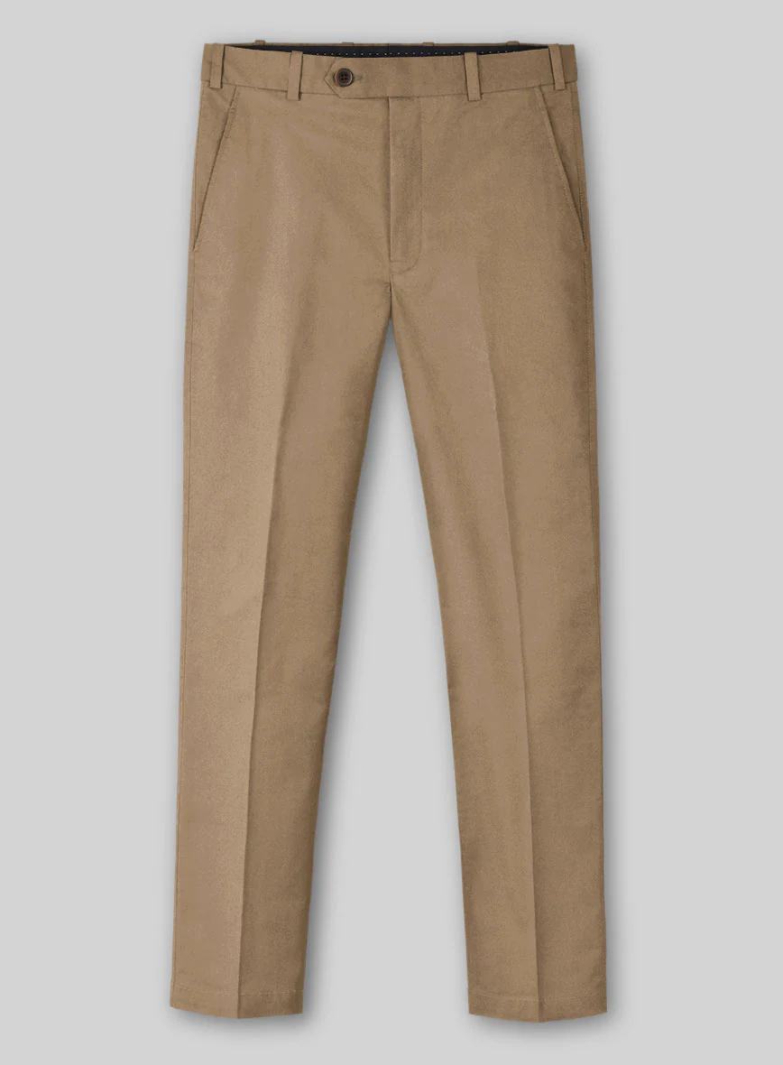 Camel Khaki Stretch Chino Pants - Image 2