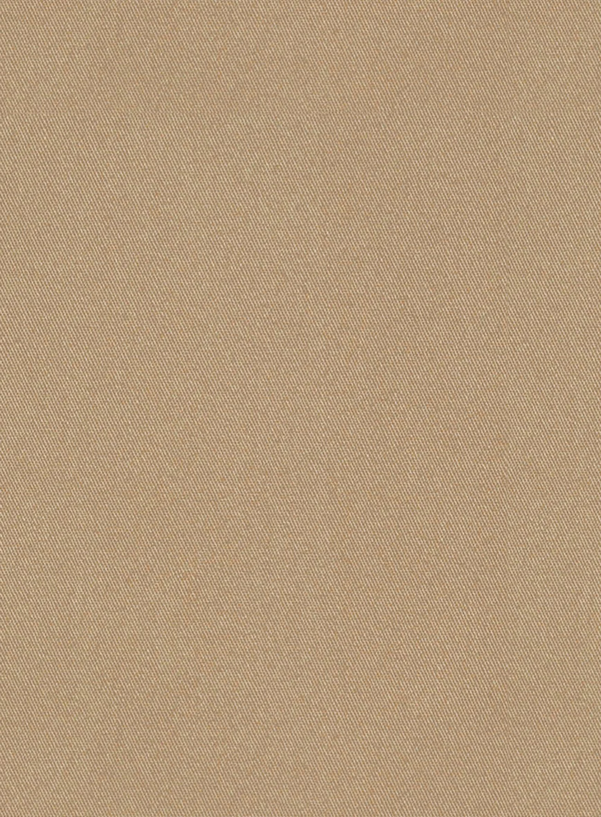 Camel Khaki Stretch Chino Pants - Image 3