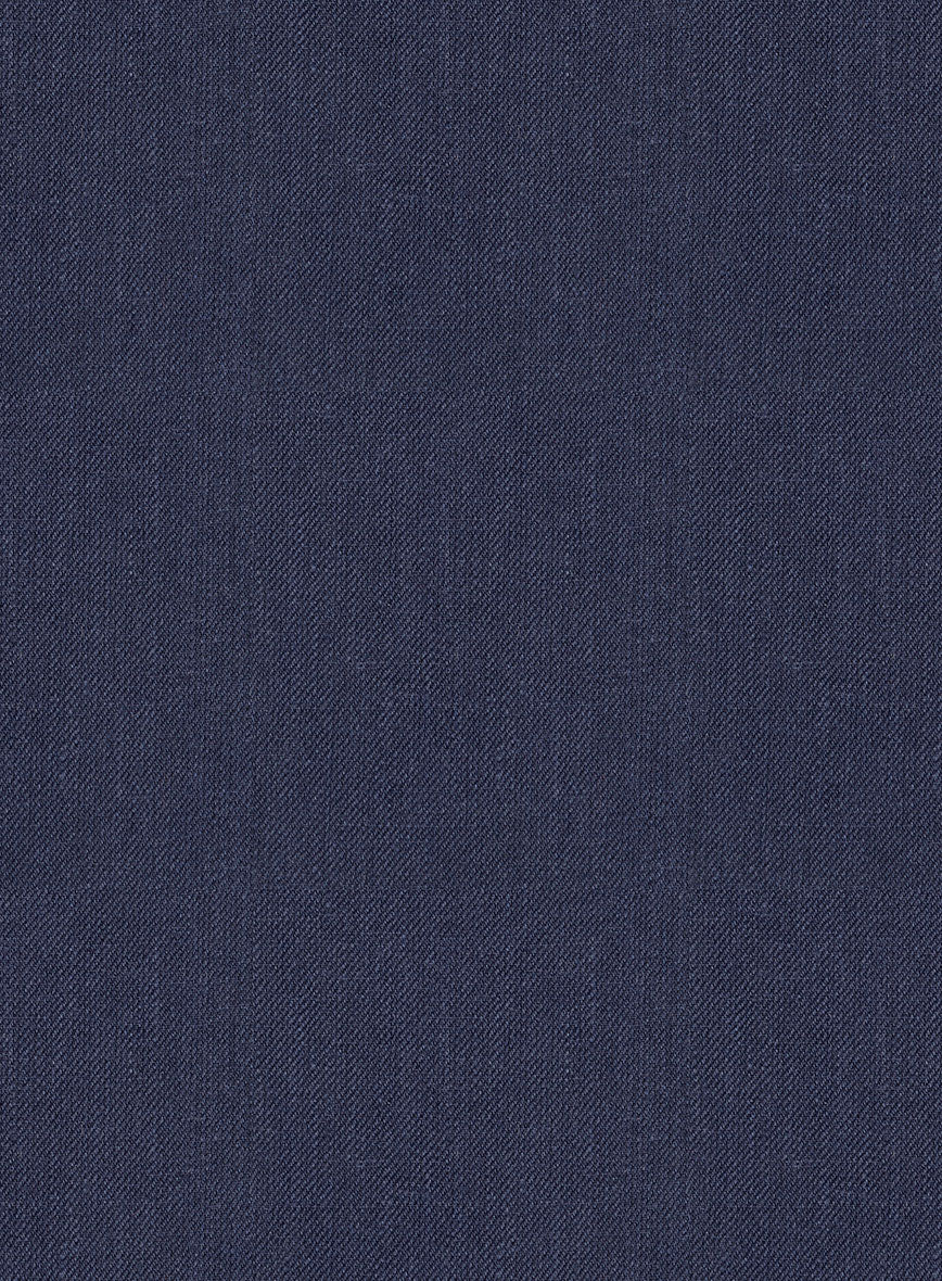 Campari Berry Blue Linen Suit - Image 6