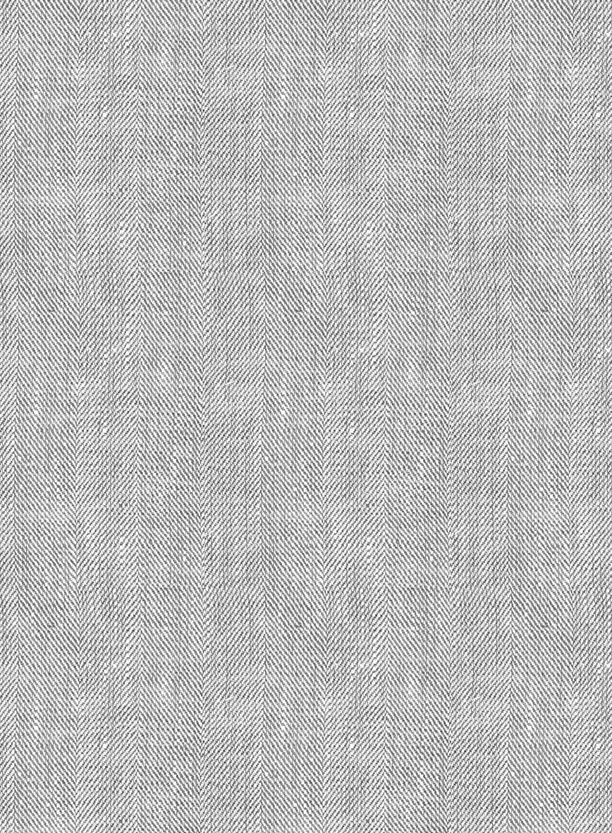 Campari Cloudy Gray Linen Suit - Image 6