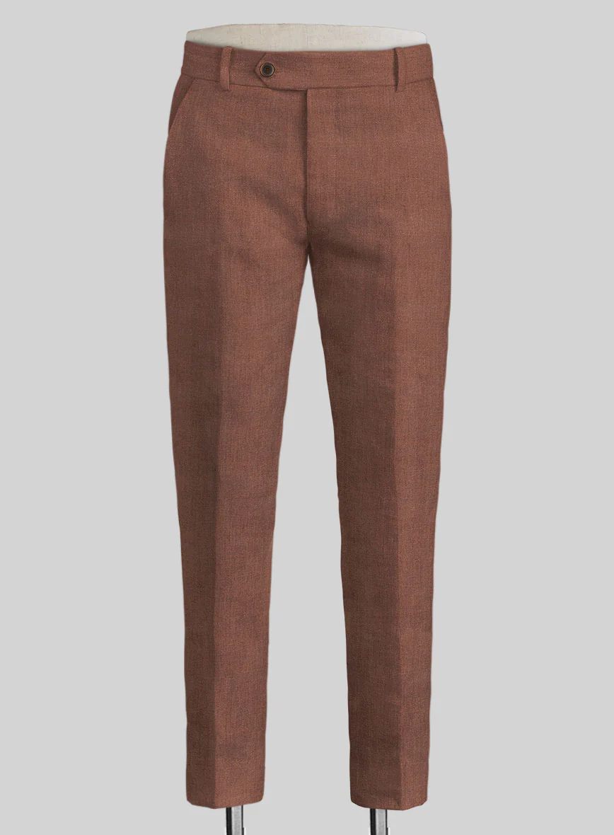 Campari Copper Linen Pants - Image 2
