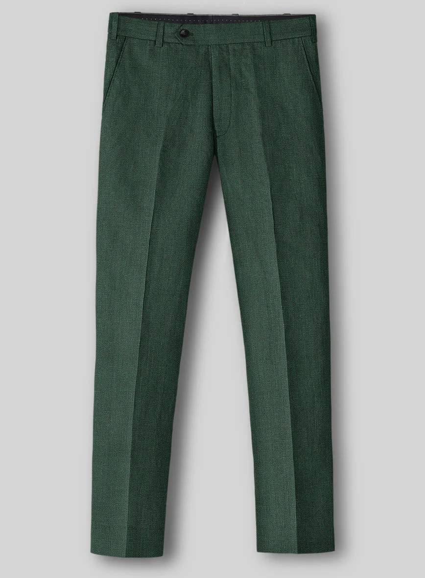 Campari Green Mile Linen Pants - Image 2