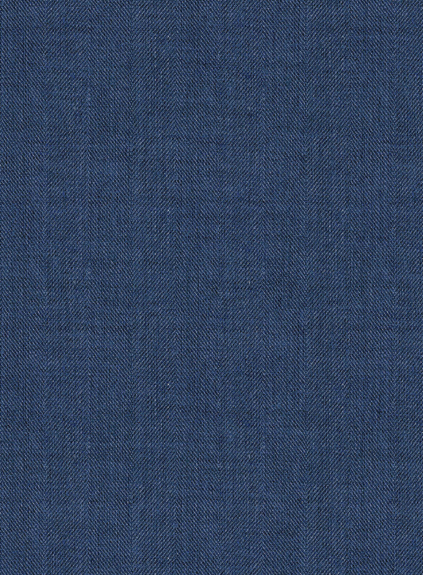 Campari Indigo Linen Jacket - Image 3