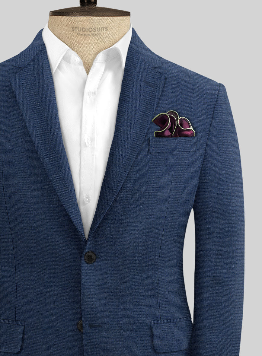 Campari Indigo Linen Suit - Image 4