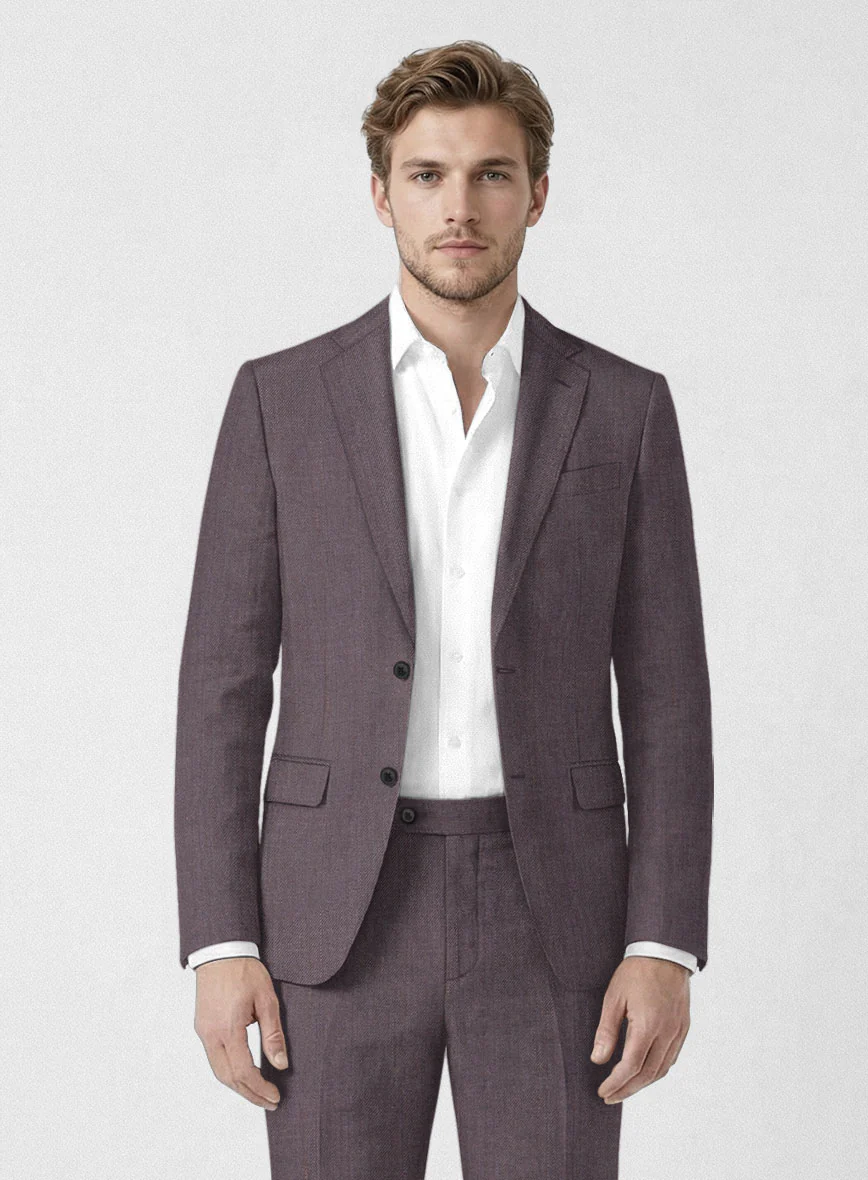 Campari Mystic Mauve Linen Jacket - Image 2