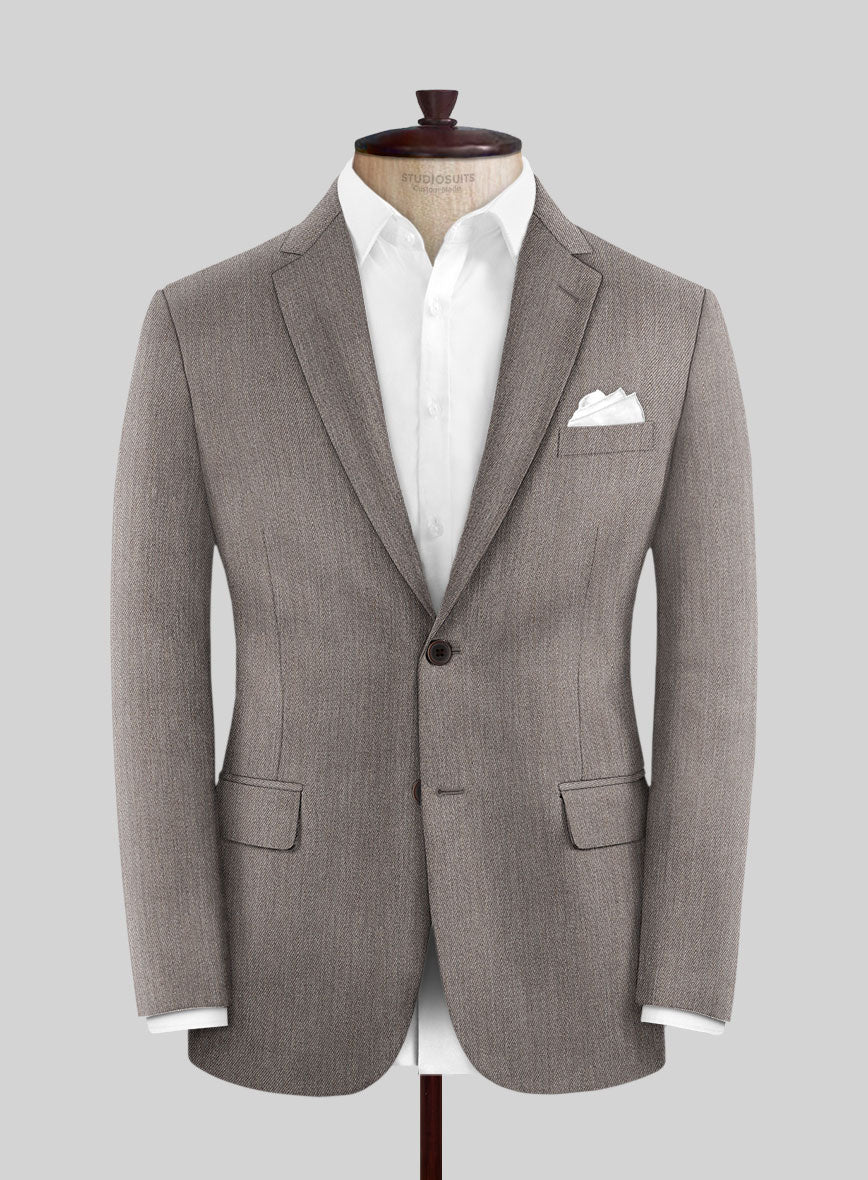 Cavalry Twill Brown Wool Suit - Image 3