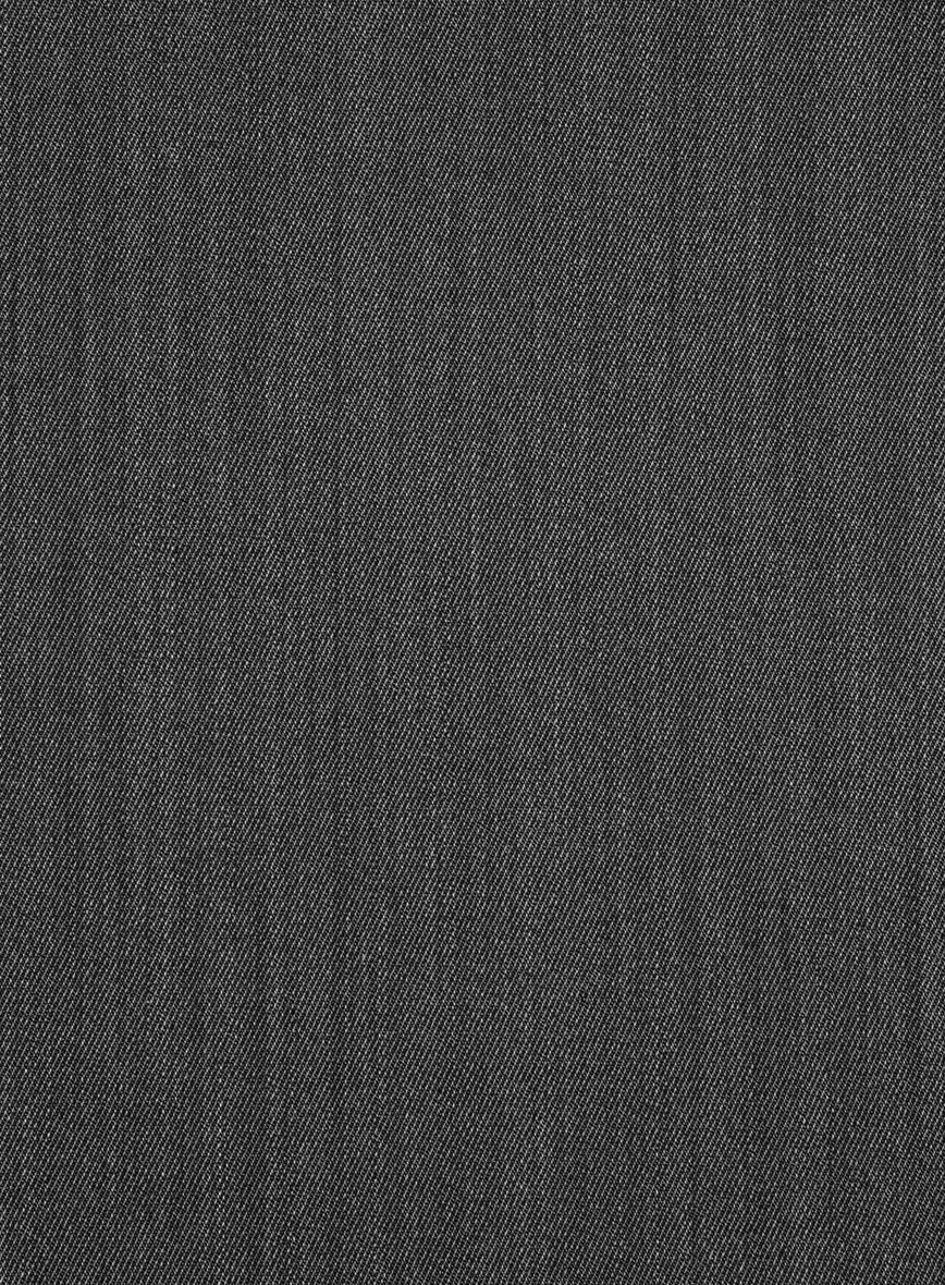 Cavalry Twill Dark Gray Wool Pants - Image 2