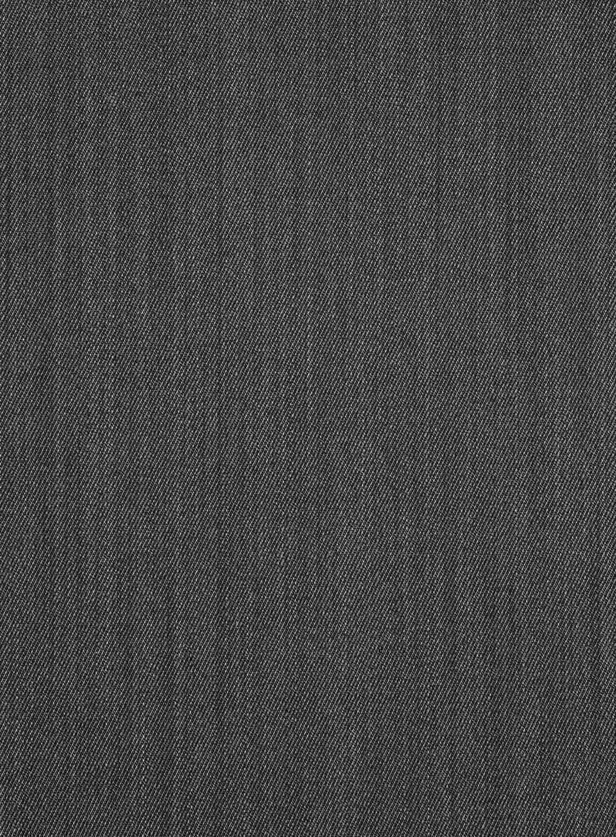 Cavalry Twill Dark Gray Wool Suit - Image 7