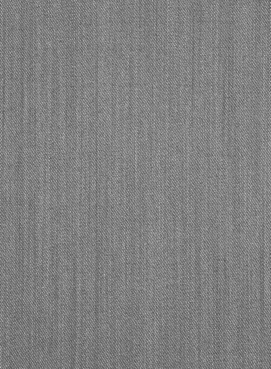 Cavalry Twill Light Gray Wool Suit - Image 7