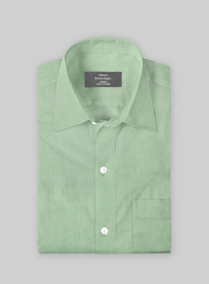 Cedar Moss Dobby Cotton Shirt - Image 2