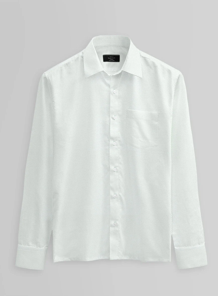 Celadon Crest Cotton Shirt - Image 3