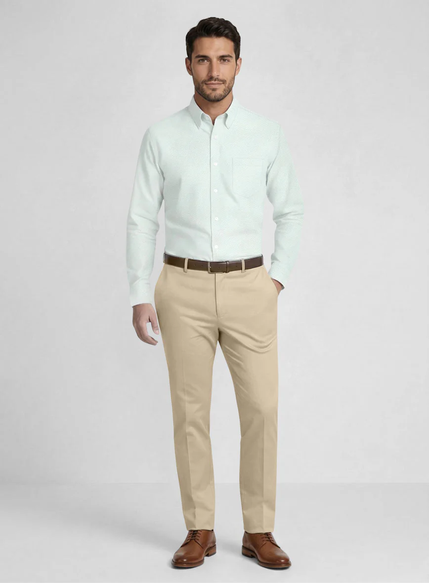 Celadon Crest Cotton Shirt - Image 4