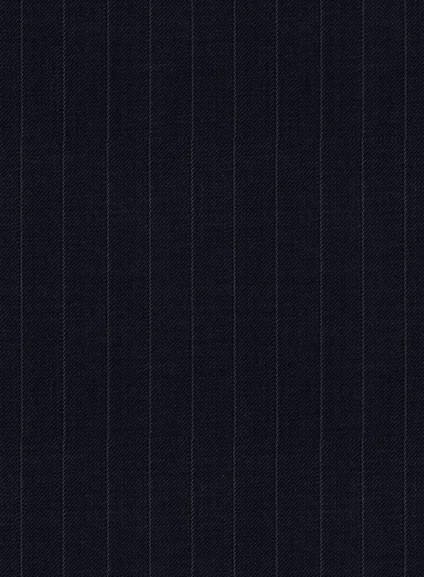 Chalkstripe Deep Blue Wool Suit - Image 5