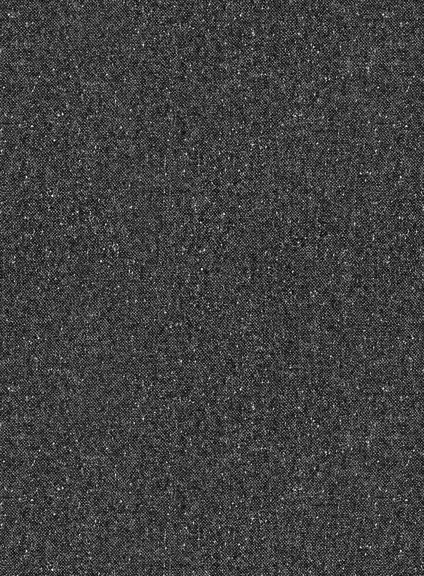 Charcoal Flecks Donegal Tweed Highland Trousers - Image 5