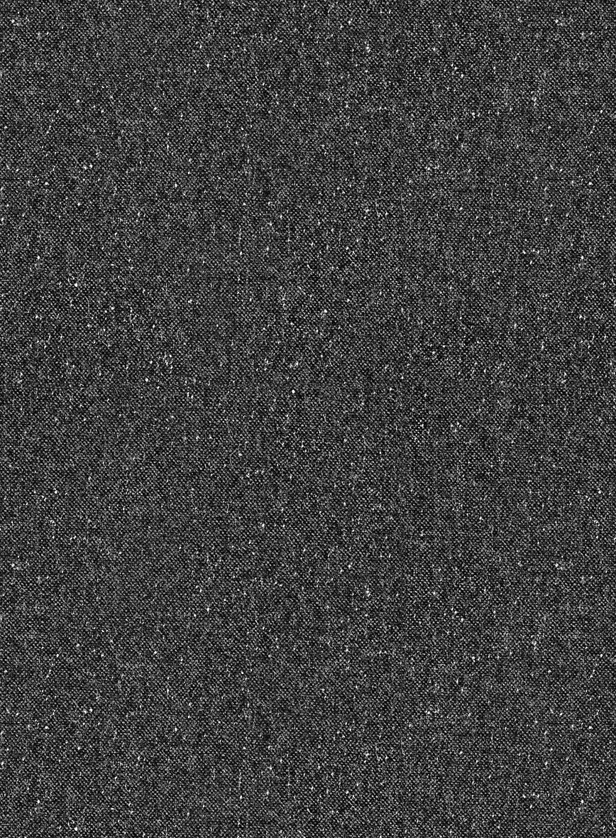 Charcoal Flecks Donegal Tweed Pants - Image 5