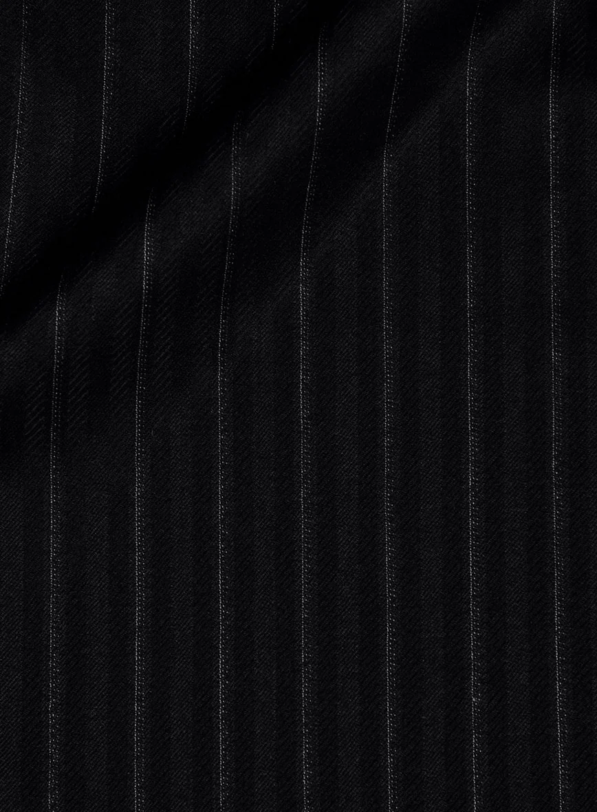 Charles Clayton Amper Black Wool Cashmere Jacket - Image 2