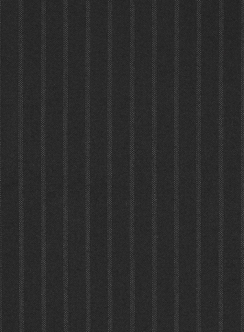 Charles Clayton Black Stripe Wool Cashmere Jacket - Image 2