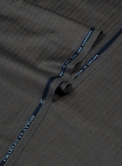 Charles Clayton Cosei Gray Wool Cashmere Jacket - Image 3