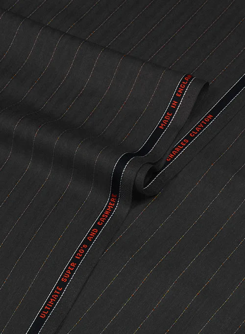 Charles Clayton Rera Black Wool Cashmere Jacket - Image 3
