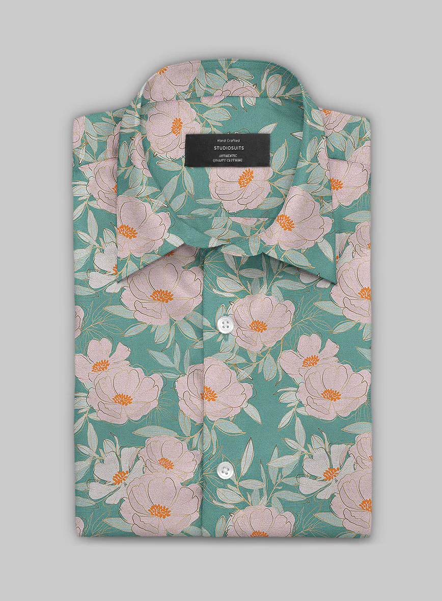 Cira Silk Cotton Shirt - Image 3