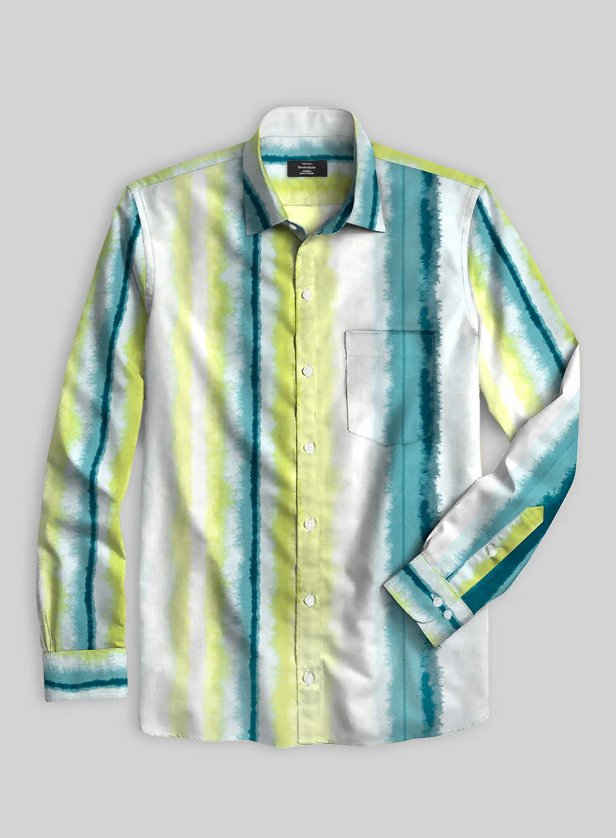 Citrus Wave Organic Cotton Shirt - Image 2