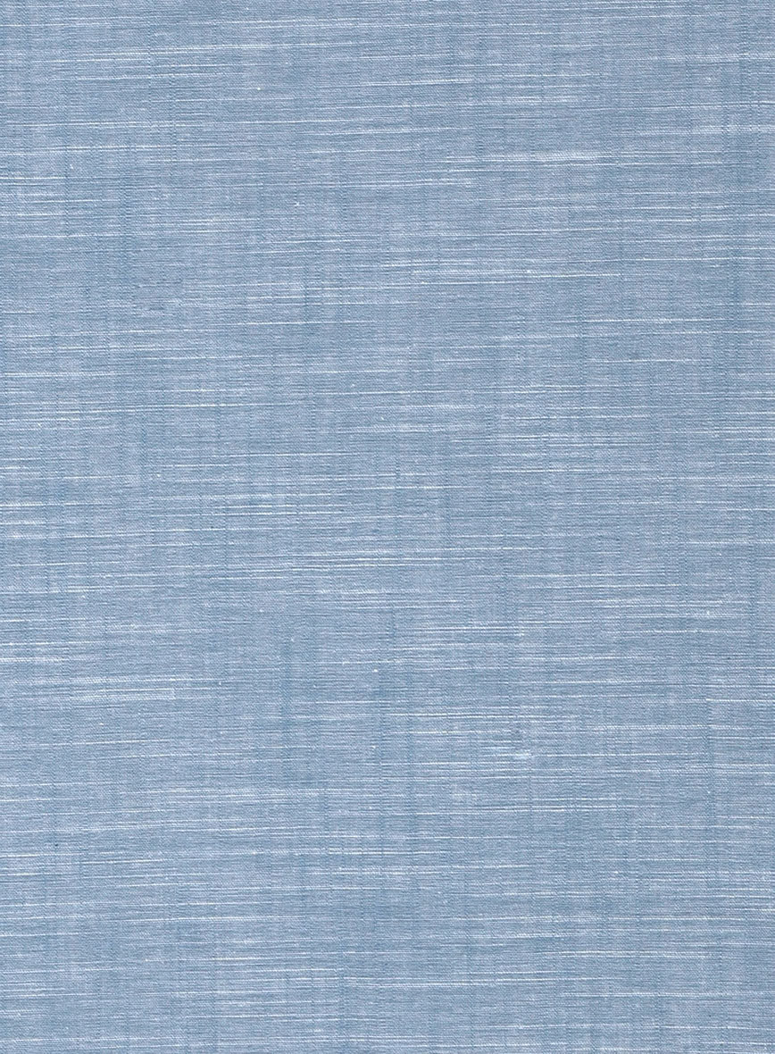 Classic Chambray Cotton Shirt - Image 5